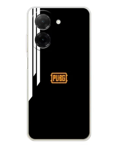 Чехол для Xiaomi Poco C71 с картинкой «PUBG — вертикальные линии»