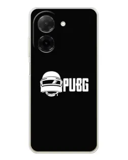 Чехол для Xiaomi Poco C71 с картинкой «PUBG — классический лого»