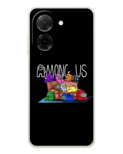 Чехол для Xiaomi Poco C71 с картинкой «Логотип Among Us» Чехол для Xiaomi Poco C71 с картинкой «Логотип Among Us»