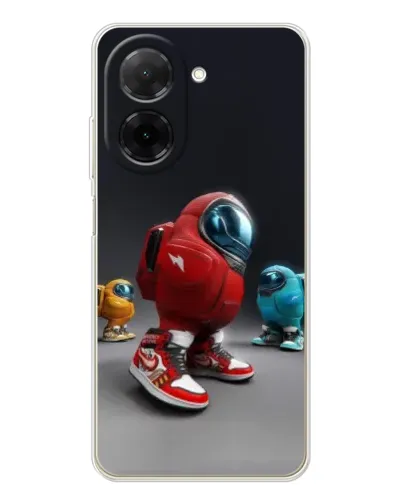 Чехол для Xiaomi Poco C71 с картинкой «Among Us — 3D стиль» Чехол для Xiaomi Poco C71 с картинкой «Among Us — 3D стиль»