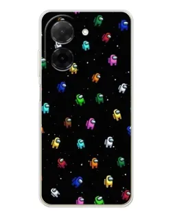 Чехол для Xiaomi Poco C71 с картинкой «Экипаж Among Us» Чехол для Xiaomi Poco C71 с картинкой «Экипаж Among Us»