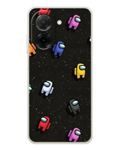 Чехол для Xiaomi Poco C71 с картинкой «Космический паттерн Among Us» Чехол для Xiaomi Poco C71 с картинкой «Космический паттерн Among Us»