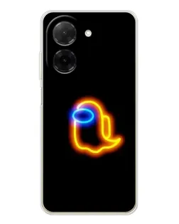 Чехол для Xiaomi Poco C71 с картинкой «Among Us неоновое сияние» Чехол для Xiaomi Poco C71 с картинкой «Among Us неоновое сияние»