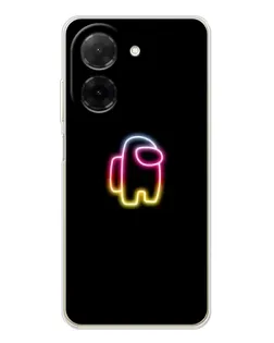 Чехол для Xiaomi Poco C71 с картинкой «Among Us градиент» Чехол для Xiaomi Poco C71 с картинкой «Among Us градиент»