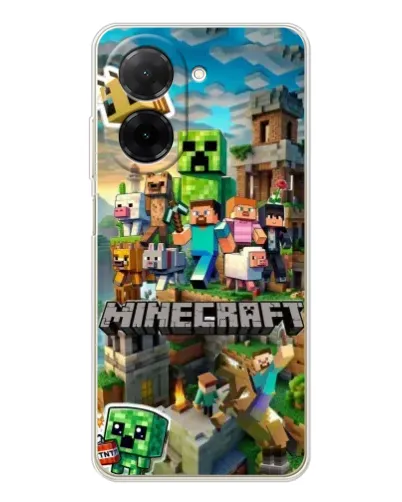 Чехол для Xiaomi Poco C71 с картинкой «Замок Minecraft» Чехол для Xiaomi Poco C71 с картинкой «Замок Minecraft»