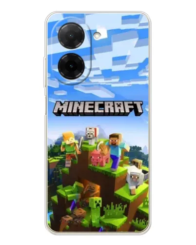 Чехол для Xiaomi Poco C71 с картинкой «Minecraft классический мир» Чехол для Xiaomi Poco C71 с картинкой «Minecraft классический мир»