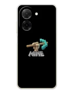 Чехол для Xiaomi Poco C71 с картинкой «Алмазная кирка»