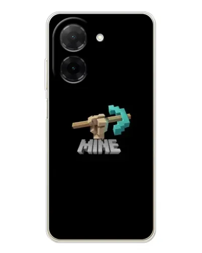 Чехол для Xiaomi Poco C71 с картинкой «Алмазная кирка» Чехол для Xiaomi Poco C71 с картинкой «Алмазная кирка»