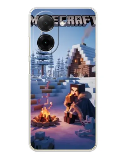 Чехол для Xiaomi Poco C71 с картинкой «Зимний Minecraft» Чехол для Xiaomi Poco C71 с картинкой «Зимний Minecraft»