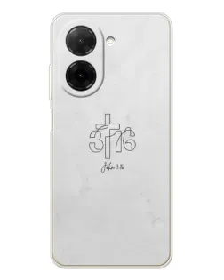 Чехол для Xiaomi Poco C71 с картинкой «Иоанна 3:16 Крест» Чехол для Xiaomi Poco C71 с картинкой «Иоанна 3:16 Крест»