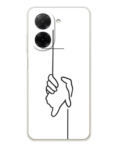 Чехол для Xiaomi Poco C71 с картинкой «Рука держит» Чехол для Xiaomi Poco C71 с картинкой «Рука держит»