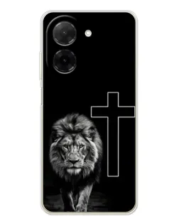 Чехол для Xiaomi Poco C71 с картинкой «Лев и Крест» Чехол для Xiaomi Poco C71 с картинкой «Лев и Крест»