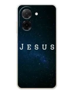 Чехол для Xiaomi Poco C71 с картинкой «Звездное небо Jesus»