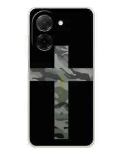 Чехол для Xiaomi Poco C71 с картинкой «Милитари Крест»