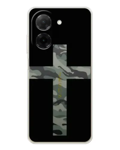 Чехол для Xiaomi Poco C71 с картинкой «Милитари Крест» Чехол для Xiaomi Poco C71 с картинкой «Милитари Крест»