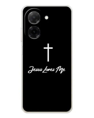 Чехол для Xiaomi Poco C71 с картинкой «Иисус любит тебя» Чехол для Xiaomi Poco C71 с картинкой «Иисус любит тебя»