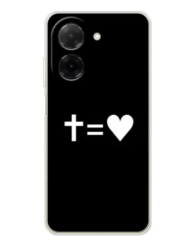 Чехол для Xiaomi Poco C71 с картинкой «Крест и Сердце» Чехол для Xiaomi Poco C71 с картинкой «Крест и Сердце»