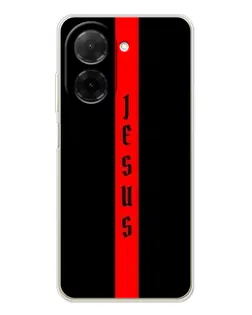 Чехол для Xiaomi Poco C71 с картинкой «Красная линия веры»