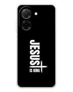 Чехол для Xiaomi Poco C71 с картинкой «Вертикаль веры Jesus»