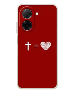 Чохол для Xiaomi Poco C71 з картинкою «Рівняння любові»