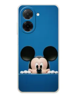 Чехол для Xiaomi Poco C71 с картинкой «Микки выглядывает»