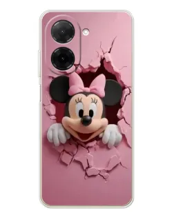 Чехол для Xiaomi Poco C71 с картинкой «Минни сквозь стену»