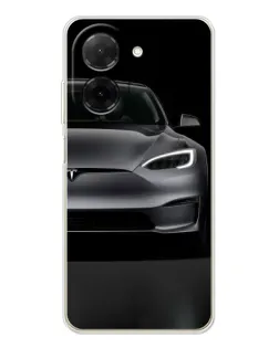 Чехол для Xiaomi Poco C71 с картинкой «Tesla Model S Look» Чехол для Xiaomi Poco C71 с картинкой «Tesla Model S Look»