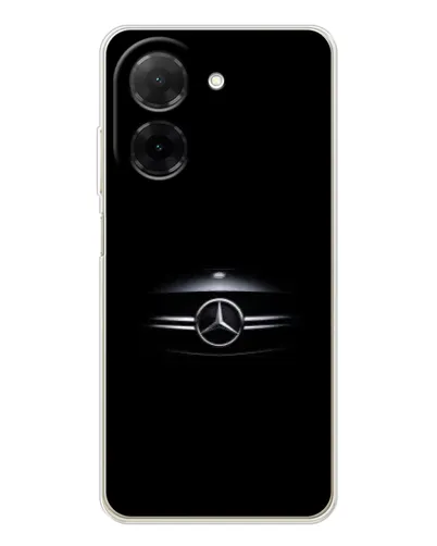 Чехол для Xiaomi Poco C71 с картинкой «Mercedes — абстрактные линии»
