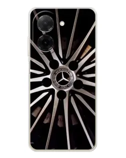 Чехол для Xiaomi Poco C71 с картинкой «Диск Mercedes»