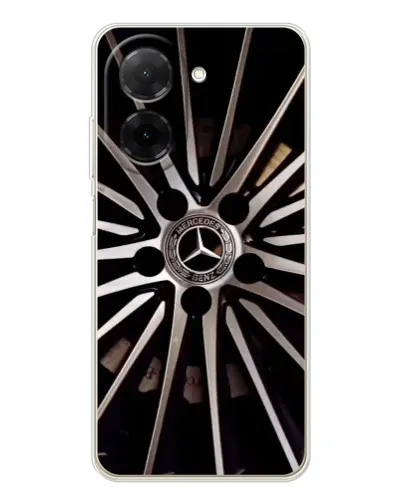 Чехол для Xiaomi Poco C71 с картинкой «Диск Mercedes»