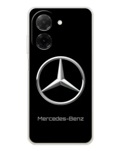 Чехол для Xiaomi Poco C71 с картинкой «Mercedes Silver Logo»