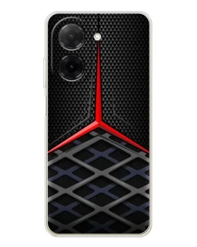Чехол для Xiaomi Poco C71 с картинкой «Mercedes Carbon Grid»