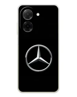 Чехол для Xiaomi Poco C71 с картинкой «Mercedes классический лого»