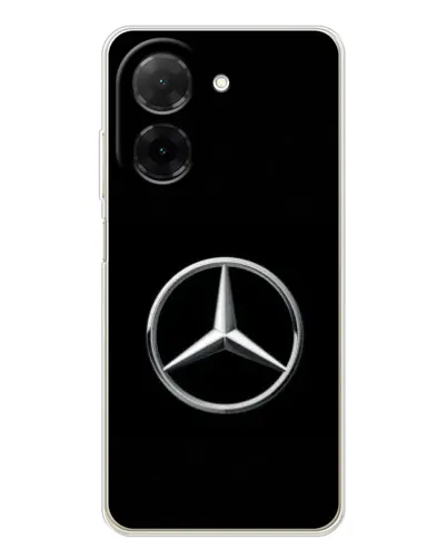 Чехол для Xiaomi Poco C71 с картинкой «Mercedes классический лого»