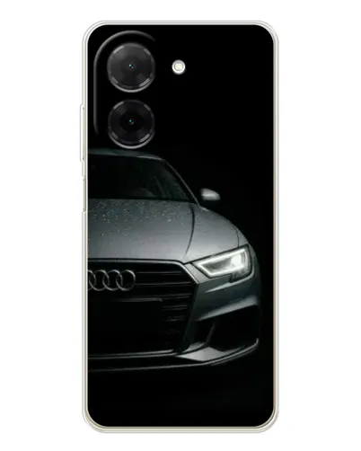 Чехол для Xiaomi Poco C71 с картинкой «Audi — детализация кузова»