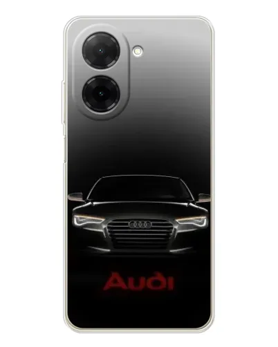 Чехол для Xiaomi Poco C71 с картинкой «Audi — градиентный контур»