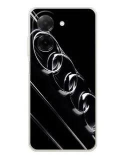 Чехол для Xiaomi Poco C71 с картинкой «Audi — абстрактные кольца»