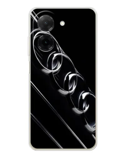 Чехол для Xiaomi Poco C71 с картинкой «Audi — абстрактные кольца»