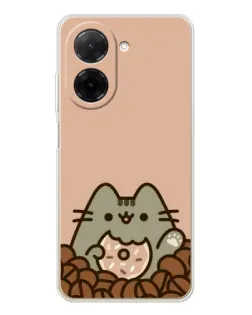 Чехол для Xiaomi Poco C71 с картинкой «Кофейный Пушин»