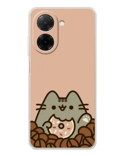 Чехол для Xiaomi Poco C71 с картинкой «Кофейный Пушин» Чехол для Xiaomi Poco C71 с картинкой «Кофейный Пушин»