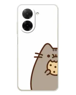 Чехол для Xiaomi Poco C71 с картинкой «Пушин с печеньем»