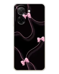 Чехол для Xiaomi Poco C71 с картинкой «Розовые ленты»