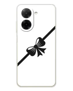 Чехол для Xiaomi Poco C71 с картинкой «Диагональный бант»