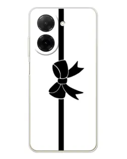 Чехол для Xiaomi Poco C71 с картинкой «Вертикальный бант»