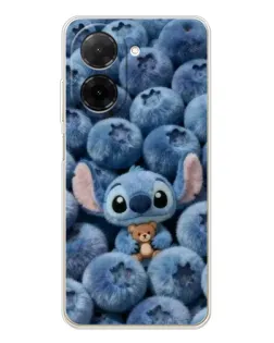 Чехол для Xiaomi Poco C71 с картинкой «Стич и голубика» Чехол для Xiaomi Poco C71 с картинкой «Стич и голубика»