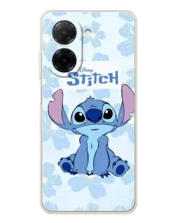 Чехол для Xiaomi Poco C71 с картинкой «Stitch среди цветов» Чехол для Xiaomi Poco C71 с картинкой «Stitch среди цветов»