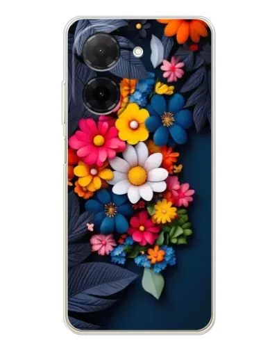 Чехол для Xiaomi Poco C71 с картинкой «Цветочная феерия» Чехол для Xiaomi Poco C71 с картинкой «Цветочная феерия»