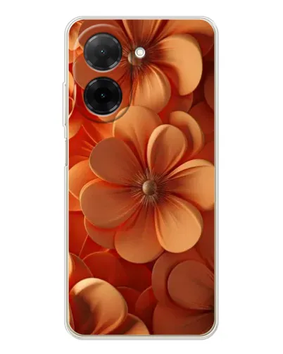 Чехол для Xiaomi Poco C71 с картинкой «Оранжевый макро цветок» Чехол для Xiaomi Poco C71 с картинкой «Оранжевый макро цветок»