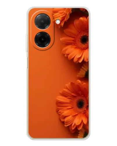 Чехол для Xiaomi Poco C71 с картинкой «Оранжевые герберы» Чехол для Xiaomi Poco C71 с картинкой «Оранжевые герберы»