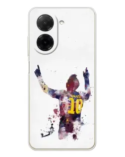 Чехол для Xiaomi Poco C71 с картинкой «Акварельный Месси Барселона» Чехол для Xiaomi Poco C71 с картинкой «Акварельный Месси Барселона»